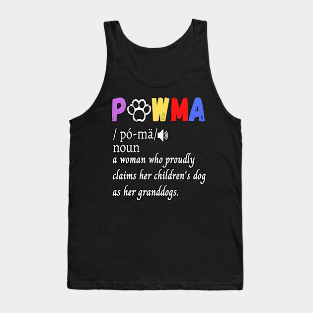 Pawma definition cute dog woman Tank Top by JustBeSatisfied